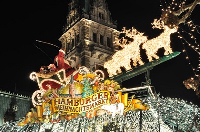 Hamburg Weihnachtsmarkt am Rathaus