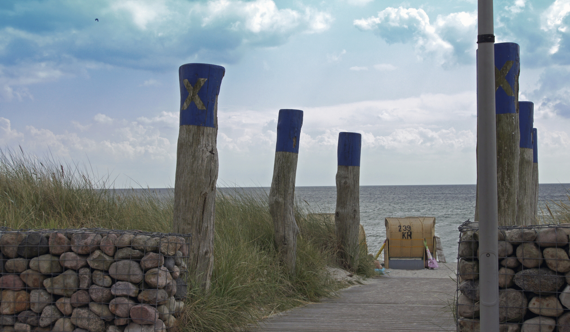 Blick auf den Strand von Fehmarn